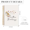 LADOCK Dandelion Floral Mental Health Spiral Notebook, Kindness Gifts Journal,