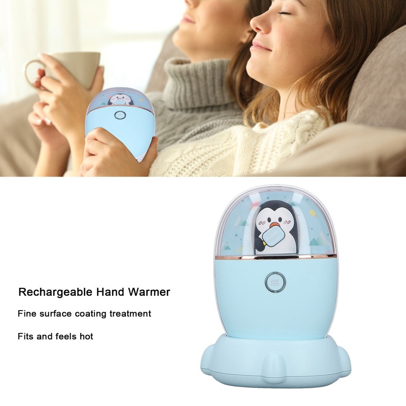 Rechargeable Hand Warmer Small USB Charging Double Sided Portable Handy