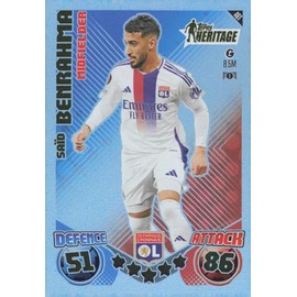 Match Attax 2024 2025 Said Benrahma Heritage Trading Card