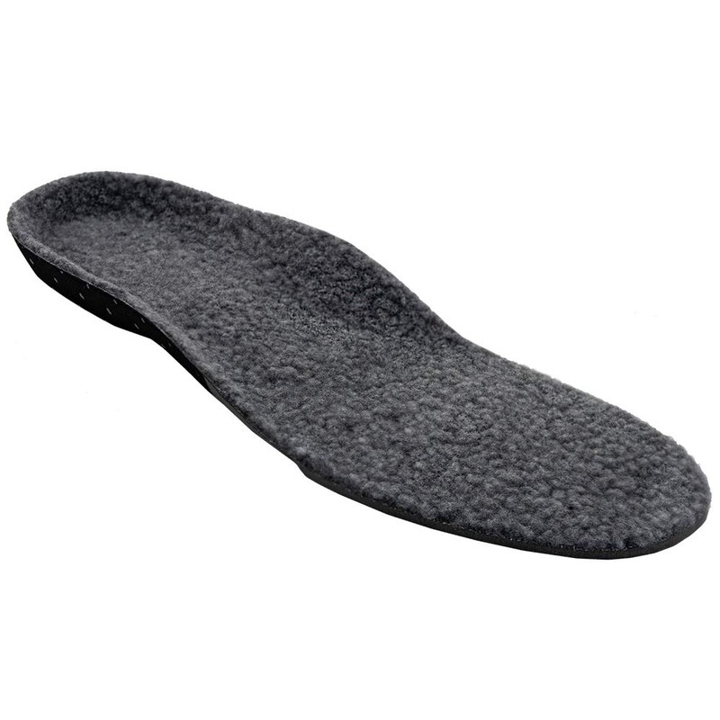 COLOMAX ALASKA Orthopaedic Winter Insoles Warm Cosy White or Grey,