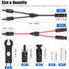 MC4 Solar Panel Connectors, 6 Pairs Male/Female Solar Panel Cable