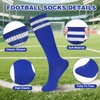 Zzxlw Boys Football Socks Kids Knee High Soccer Sports for