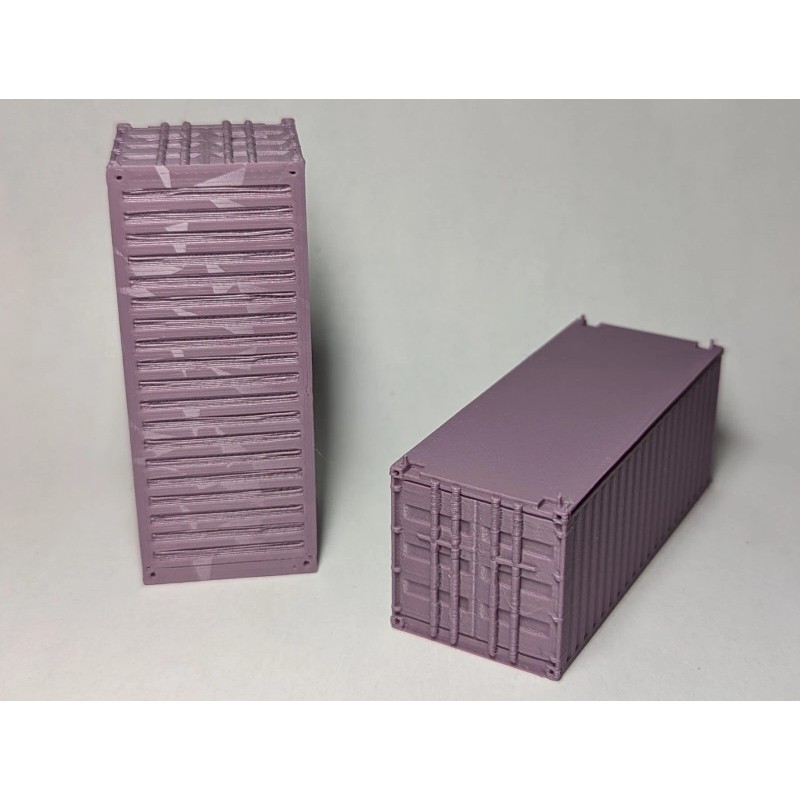 typrhonda (2) - HO Scale 20' Ft Shipping Container -