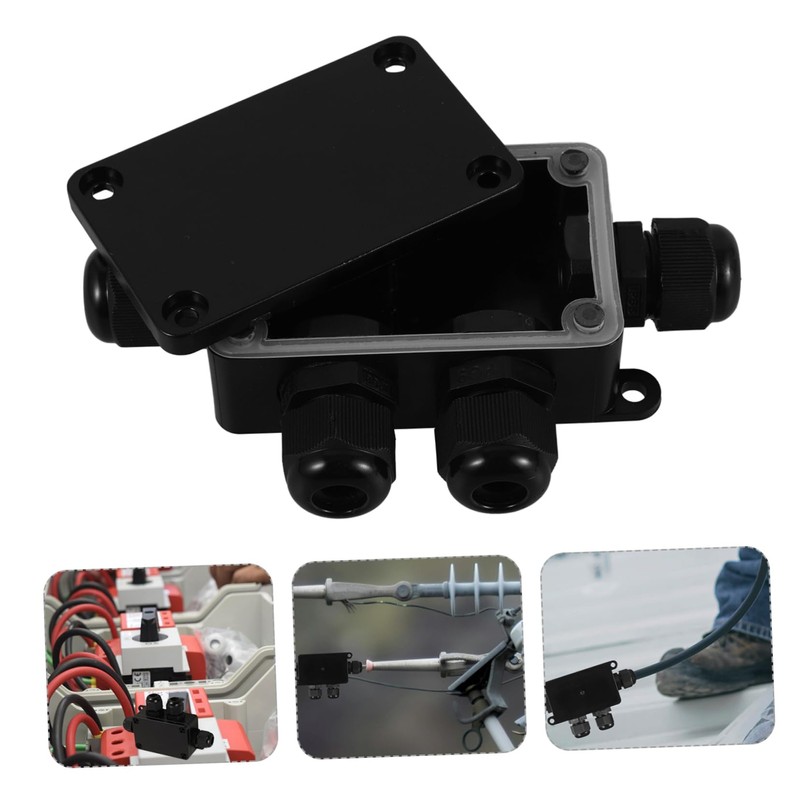 SHINEOFI Box Outdoor Junction Box for Electrical Connections Enclosure for