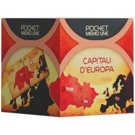 Cranio Creations - Pocket Memo Line - European Capitals - A New Way to Play and Learn with Memory - Italian Edition