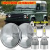 Unbranded 7" inch Round LED Headlights DRL Hi/Lo Beam Pair