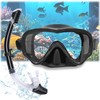IGGDOQI Diving Mask, Snorkel Mask with Latest Dry Top Breathing
