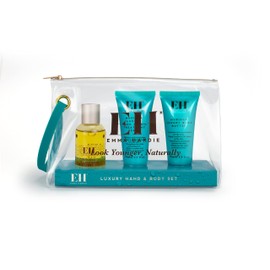 Emma Hardie 3pcs Luxury Hand and Body Set, Pack Includes: 50ml Moringa Luxury Bath & Shower Oil, 50ml Moringa Luxury Body Butter & 50ml Moringa Luxury Hand & Nail Treatment, Vegan & Cruelty Free