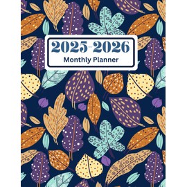 2025-2026 Monthly Planner: 24 Months January 2025 to December 2026 Calendar Agenda Organizer Schedule and Appointment Notebook.Large Size 8,5"x11" with Federal Holidays and Inspirational Quotes