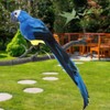 45cm Simulation Parrot Artificial Bird Decor Feather Crafts Gardening Props