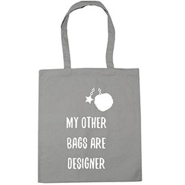 Hippowarehouse My other bags are designer Tote Shopping Gym Beach Bag 42cm x38cm, 10 litres