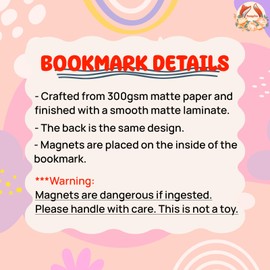 (2Pcs) Coquette Pickle Paper Magnetic Bookmark Food Book Page Markers Gift for Pickle Lover Reading Lover Nerd Book Addict Bookish Bookworm Reader Office Stationery - Size 3"x1.7" When Folded