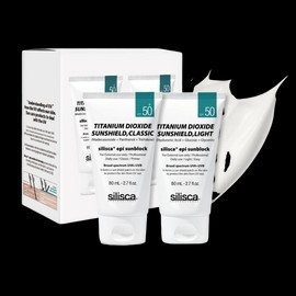 Silisca Siliska Sunscreen Sunblock Classic + Light Duo Set + Sample Bulk Set Light 80ml + Classic 80ml + Sample Set / 실리스카 선크림 선블록 클래식+라이트 듀오세트+샘플대량세트 라이트 80ml+클래식 80ml+샘플세트