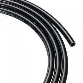 sourcing map Pneumatic Tubing - Polyurethane Air Compressor Hose Pipe, Apply to Air Line Transfer (8mm OD 5mm ID, 8Ft, Black)