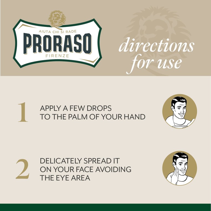 Proraso After Shave Lotion for Men, Refreshing and Toning with
