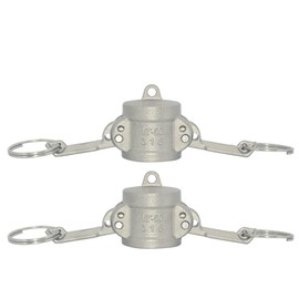 VARMHUS Trash Pump Adapter Dust Cap/Dust Cover,Type DC Cam and Groove Hose Pipe Fitting Coupler,Stainless Steel 316 (1/2")