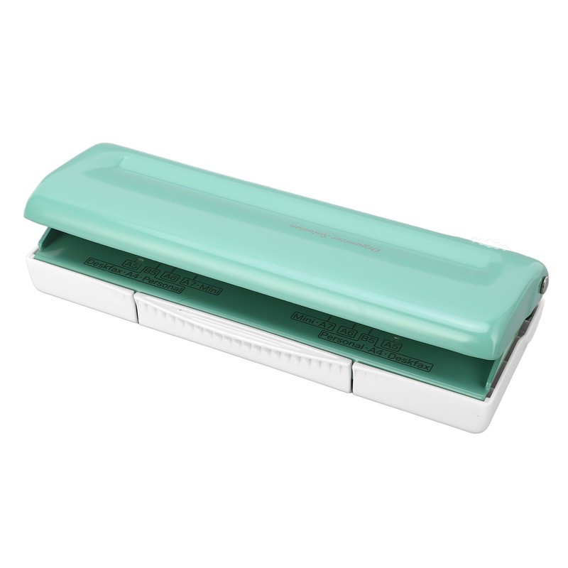 6 Hole Paper Puncher Spacing Adjustable Planner Hole Puncher for