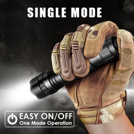 KEENZO LED Torch Super Bright White Light Tactical Handheld Torches, IP65 Waterproof Zoom Focus Flashlight Spotlight for Outdoor Hiking Camping Searchlight ﻿ ﻿