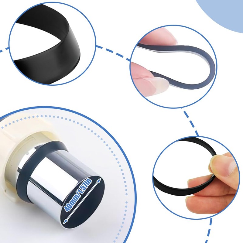 GXGM Kitchen Sink Drain Pipe Blanking Cap Seal 40mm Drain