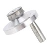 Lathe Handwheel 80mm Aluminum Alloy Hand Wheel with Crank Handle