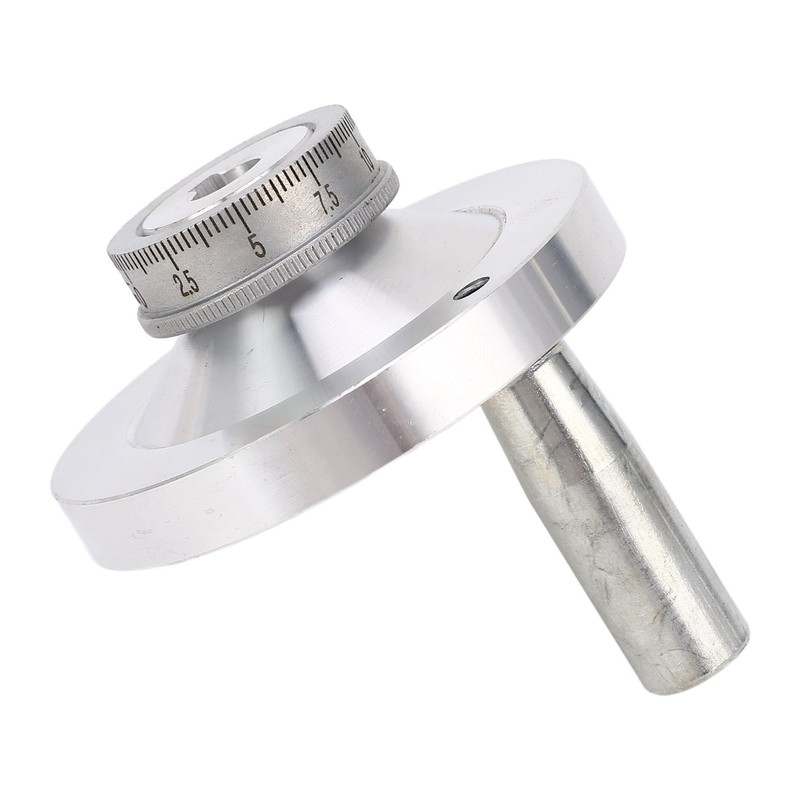 Lathe Handwheel 80mm Aluminum Alloy Hand Wheel with Crank Handle