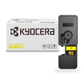 KYOCERA TK-5432Y Yellow Toner Cartridge, Works ECOSYS MA2100cwfx and PA2100cwx Model Laser Printers, Genuine (1T0C0AAUS1)