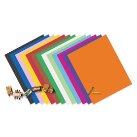 Pacon 6-Ply Railroad Board P5461-1, White, 22” x 28”, Pack of 25