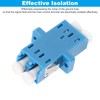 Fiber Optical Coupler LC to LC, UPC Duplex Flange Fibre