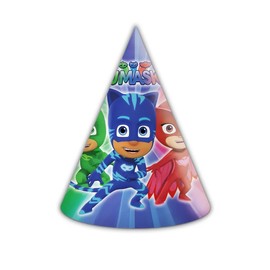 Procos - Super Pajamas Cone Cap-Pj Masks, Multicolor, 5PR88640