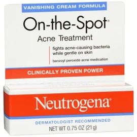 Neutrogena On-the-Spot Acne Treatment Vanishing Cream Formula 0.75 OZ