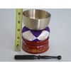 Japanese Meditation 3.5"D Brass Bowl Singing Bell w/Stand Set Buddhist