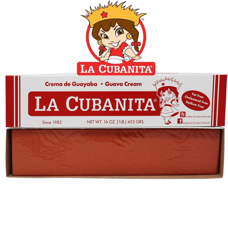 LA CUBANITA Crema de Guayaba 453 gr. - 2 Pack