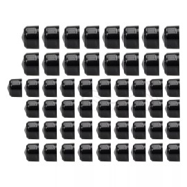 Unbranded Gloss Black Engine Bolt Cap Kit For Harley M8 Electra Street Glide Softail 17-22