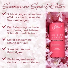 SUMMERSAVER Sensitive – the anti-chafing stick that protects your skin, long-lasting and effective protection, dermatologically tested, panthenol and aloe vera nourish gently, without fragrances