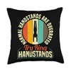 Handstand Ring Gymnastics Throw Pillow