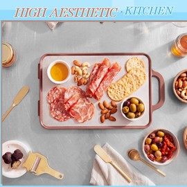 1 Pcs Titanium Cutting Board, 16'' X 10.6'' X 0.8''