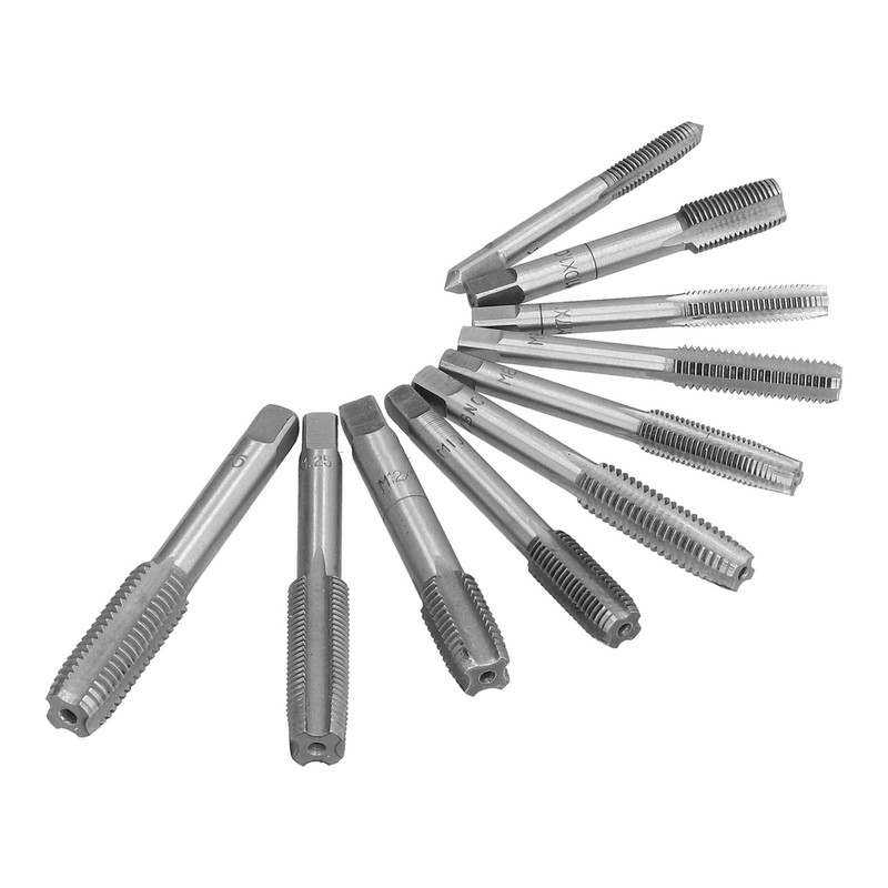 Hand Tap Set HSS Screw Thread Cutter Tapping Bit Manual