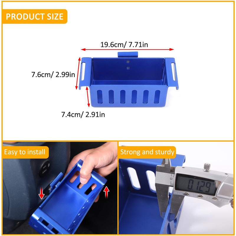 Daeiclru Car Rear Seat Expander Organizer Compatible with Ford Maverick