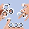 3 PCS Fidget Toys Adults for Anxiety ADHD Ring Toys,Magnetic