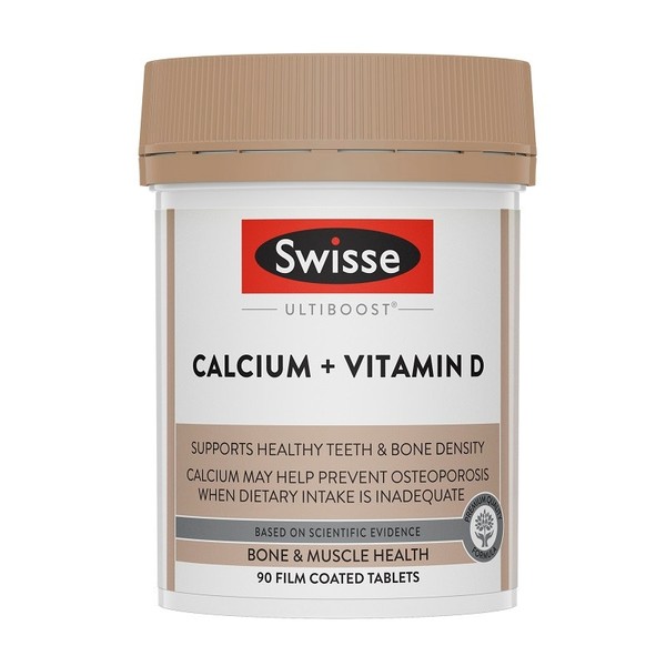Swisse Ultiboost Calcium + Vitamin D Tab X 90
