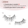 Onlyall Wispy Lashes Natural Flared False Eyelashes Fake Lashes DK28