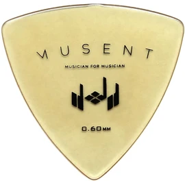 Musent Japanese Standard Triangle Picks | 0.02 - 0.04 inch (0.60 - 1.00 mm) Thick Trial Set of 3 Ultem | MSNTDPK0000-UTR-03P