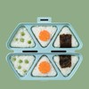 Yeanifeana 6 in 1 Sushi Mold for Onigiri Rice Balls,