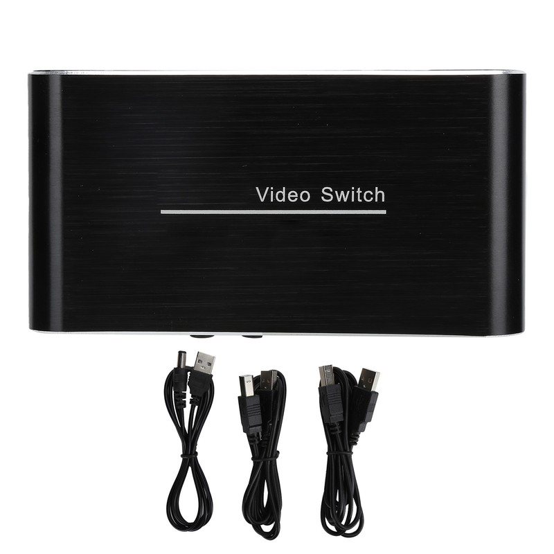 KVM Switch Plug and Play Support 4K Audio Video Converter