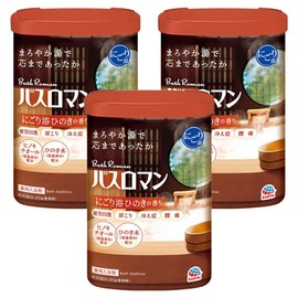 Bath Roman bath salt Hanoki, 600g, 3 pieces / 바스로망 입욕제 하노끼, 600g, 3개