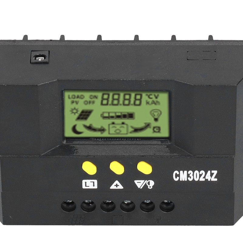 CM3024Z PWM Solar Charge Controller LCD Display Solar Panel Intelligent