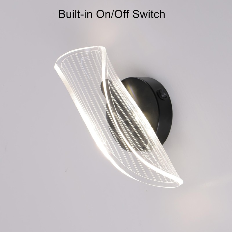 Volcode 12V LED RV Wall Sconce Light Fixture with ON/Off