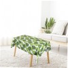 MAGICLULU Leaf Printed Tablecloth for Hawaii Parties Cotton and Flax