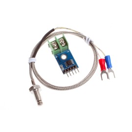 NOYITO MAX6675 Module K-Type Thermocouple Temperature Sensor Thermocouple Sensor Set M6 Screw Test Temperature Range 0℃-1024℃ 3.3-5V