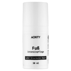 AOXITY Fuß Intensivpflege - 30 ml - im hygienischen Vakuum-Pumpspender - 100% Naturkosmetik